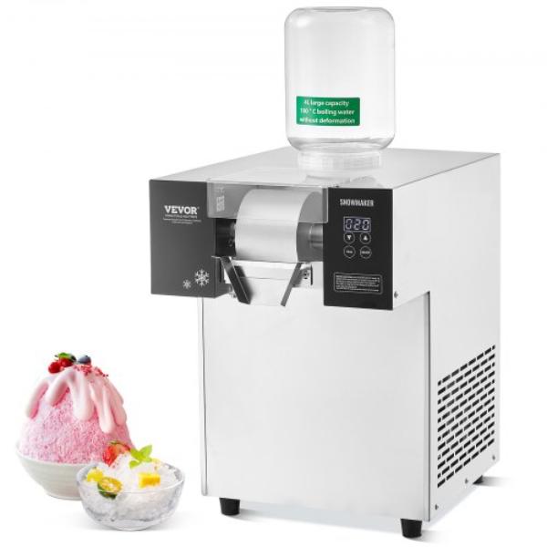 Picture of VEVOR FLXNBJFLLEDPIWMVXV1 24 in. 397 lbs Stainless Steel Commercial Snowflake Ice Machine for Ice Cream