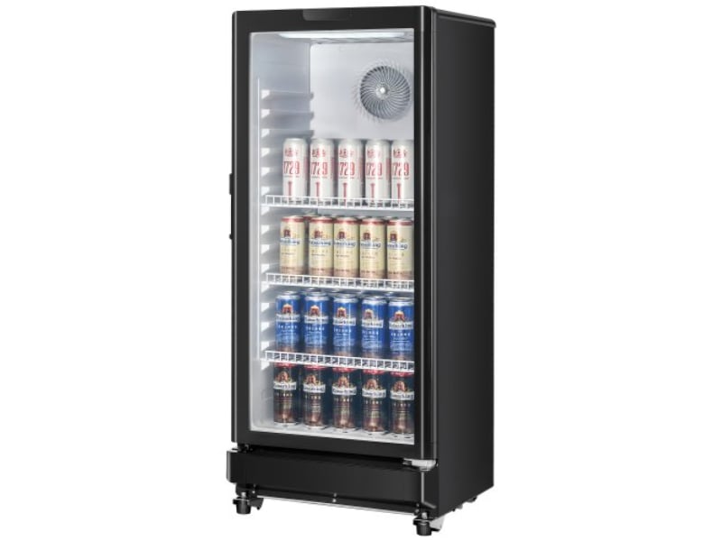 Picture of Vevor DMBLMBXBDDX5QYTI0V1 5.7 cu. ft. Commercial Merchandiser Glass Door Beverage Refrigerator&#44; Black