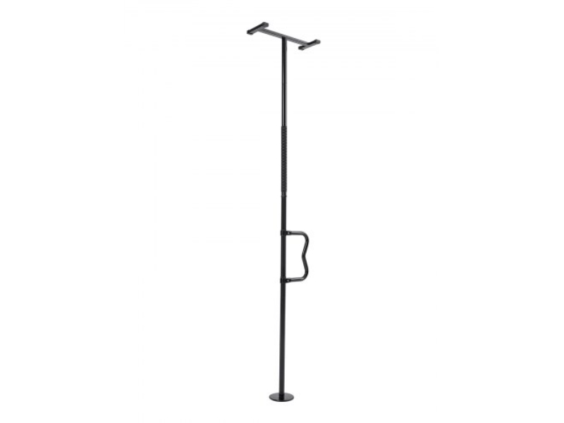 LDSAQFSHS710U66BRV0 300 lbs Load Capacity Floor-To-Ceiling Transfer Pole for 7-10 ft. Ceilings, Black