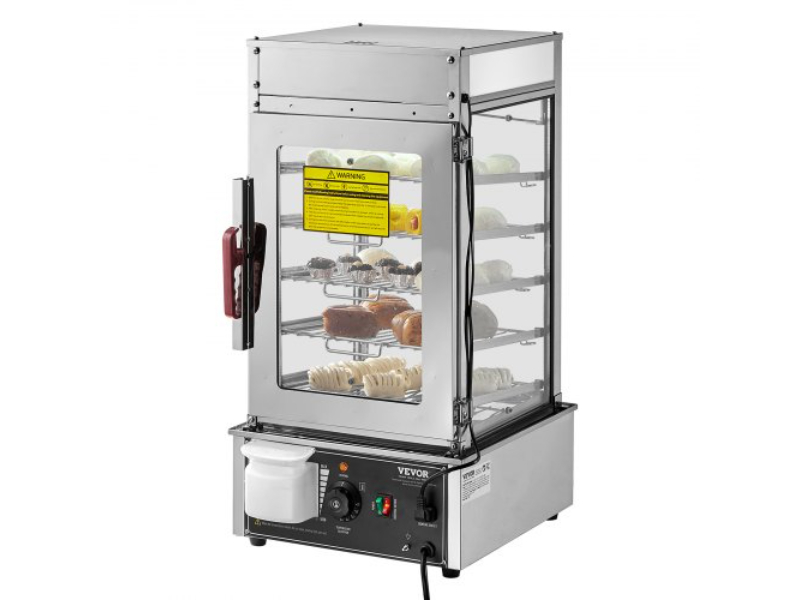 Picture of Vevor ZBZSJ5C800W0QMR9OV1 5-Tier Commercial Electric Food Steamer Buns Warmer