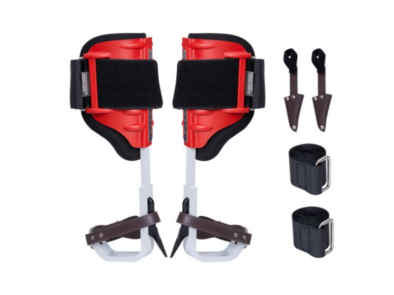Picture of Vevor PSZZHSDPKSLEDZ2TTV0 Tree Climbing Spikes Gear Aluminum Arborist Equipment&#44; Red