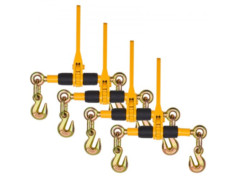 JLLJQ4PCS2609NUP9V0 0.25-0.3125 in. 2600 lbs Chain Ratchet Load Binder for Tie Down - Pack of 4
