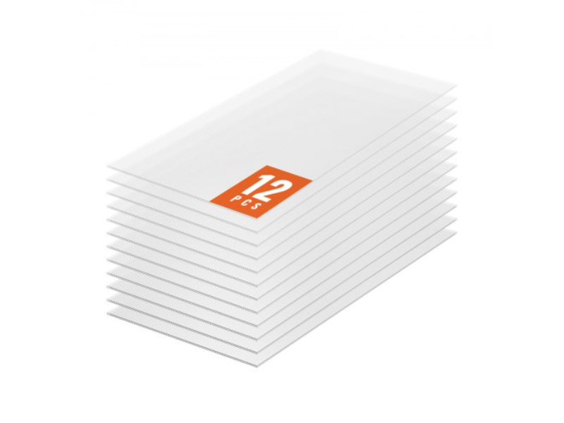 SLWDBBSTM4FTVJS2FV0 2 ft. x 4 ft. x 0.24 in. Polycarbonate Greenhouse Panels Roof Sheets, White - Pack of 12