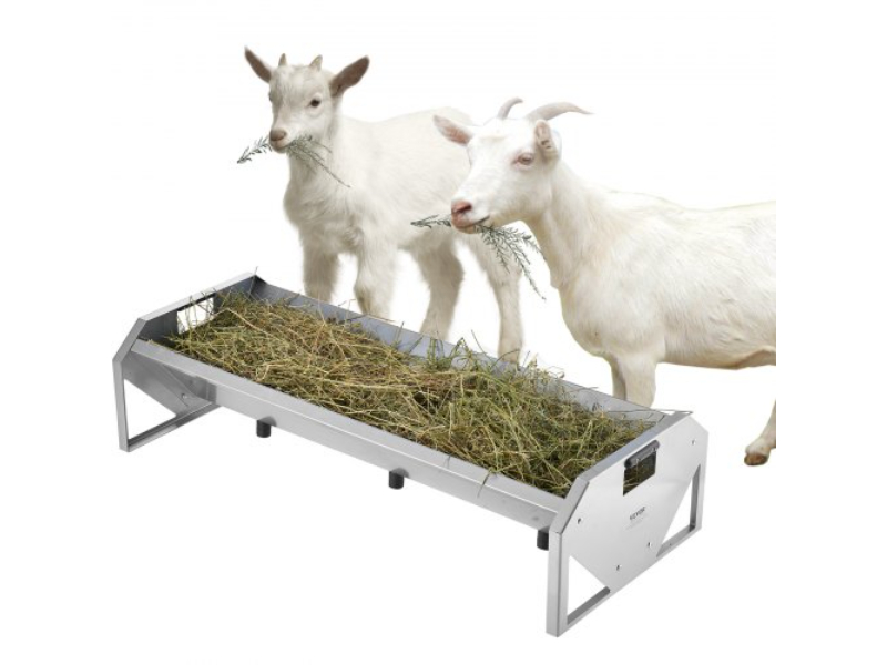 Picture of Vevor SCWSQCSWSQ45LEOTGV0 45 in. 22 gal Capacity Livestock Goat Feeder for 10 Sheep