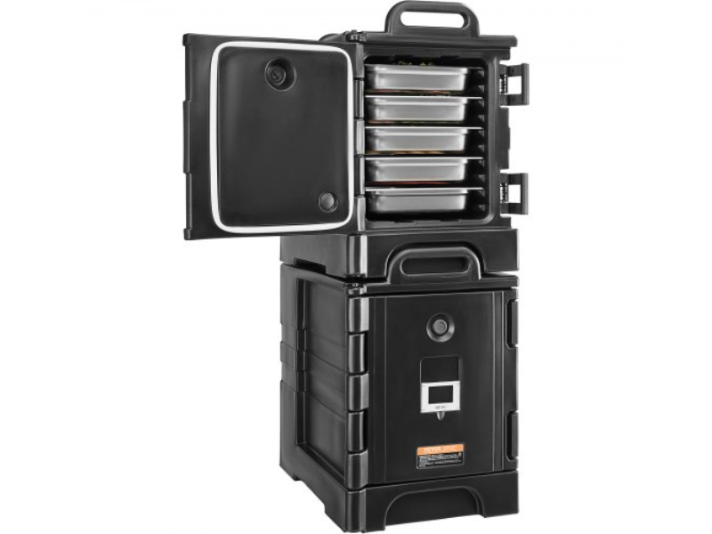 Picture of Vevor SPBWXHSLLDPEMIT1WV0 81 qt. x 2 Insulated Food Pan Carrier Stackable Catering Dish Box