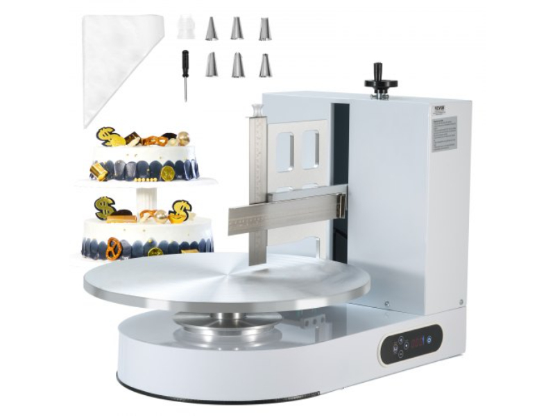 Picture of Vevor DGNYMMJ416INUIXGYV1 4 to 16 in. Decorating Machine Frosting Spreading for Cake - White