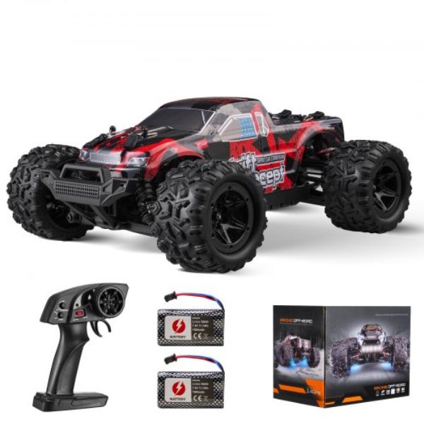 Picture of Vevor SQZQYKYYCYSD7NARLV9 1-18 Scale Remote Control Kids RC Model Car - All Terrain 4WD Off-Road Truck