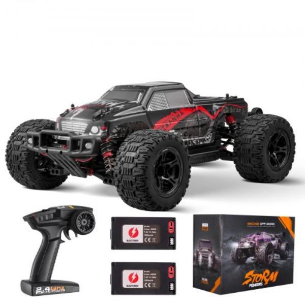Picture of Vevor SQZQYKYYCYSD724R7V9 1-10 Scale Remote Control Kids RC Model Car - All Terrain 4WD Off-Road Truck