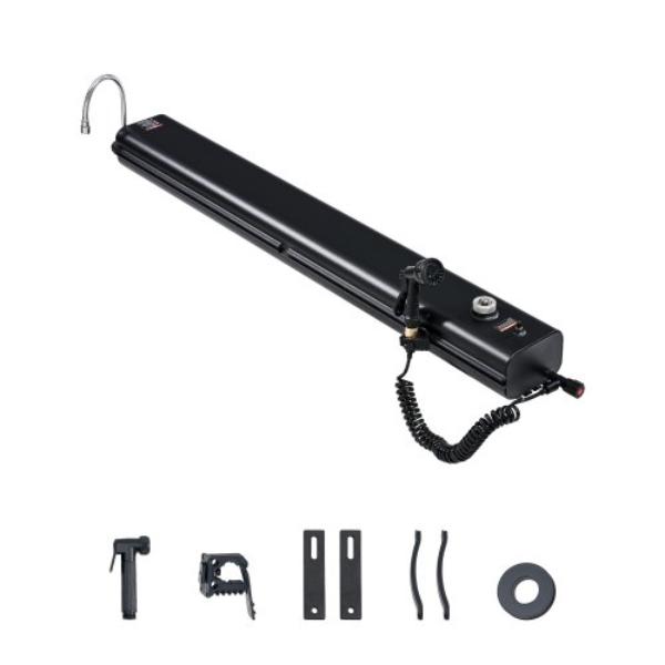 Picture of VEVOR CDJSXZTK7GAL2UF8WV0 7 Gal Roof Rack Portable Water Tank with Splash Guard Panel