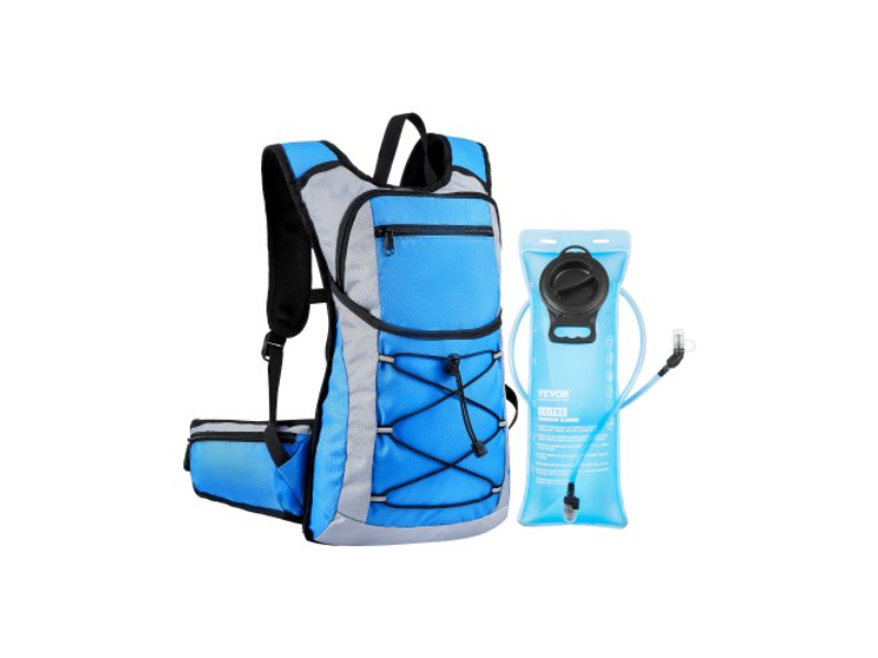 DXKSDBLSCYK03BB5MV0 Hydration Pack Backpack 3L TPU Water Bladder Cycling Hiking Running Camping, Sky Blue