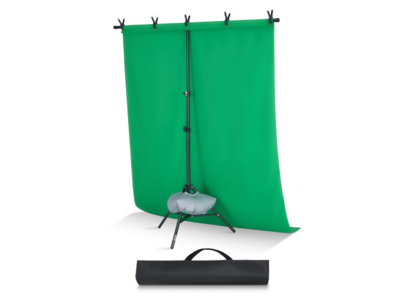 Picture of Vevor BJJ2KSJ565FT0CRL7V0 5 x 6.5 ft. Backdrop Stand Kit for Party & Photo Studio&#44; Black
