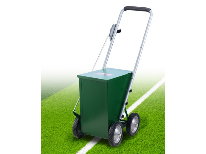 Picture of Vevor STHXJPFS4L505OSAJV0 2 or 4 in. 50 lbs Dry Heavy Duty Line Marker 4-Wheel Steel Chalker&#44; Green