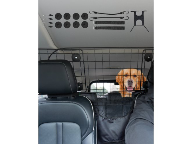 Picture of Vevor TYTYQPTZZYJJEDAGWV0 35.4 - 60.6 in. Dog Car Barrier Adjustable Pet Divider Gate for Trucks & SUVs
