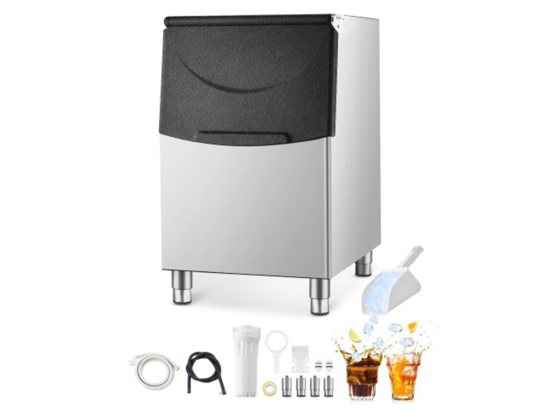 Picture of Vevor FTZBJBT201BXKE44LV0 250 lbs Commercial Stainless Steel Ice Storage Bin