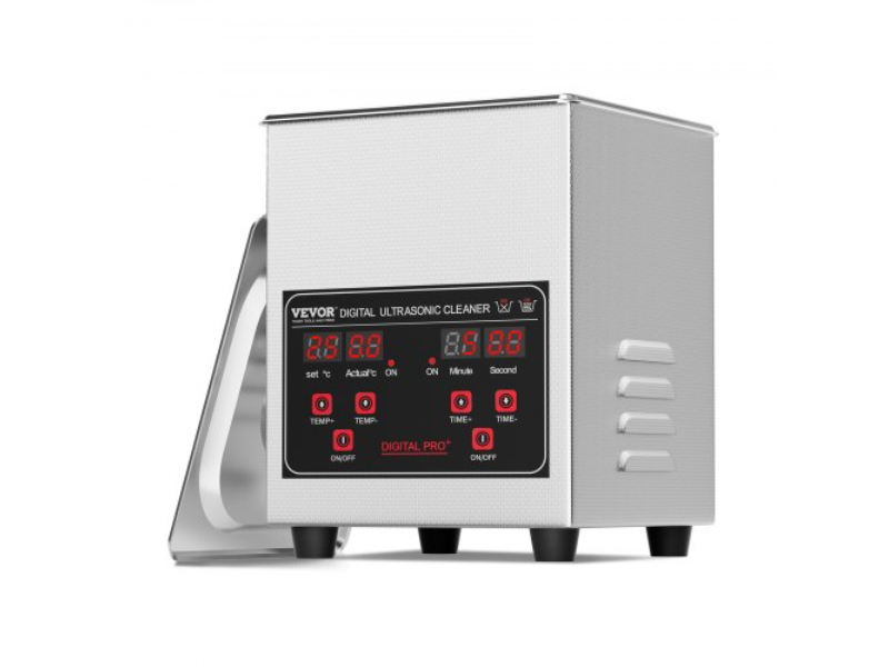 Picture of Vevor SXCSBQXJ13L065IAVV1 1.3 in. Liter Professional Jewelry Cleaning Ultrasonic Machine with Basket&#44; Heater & Timer