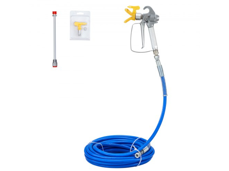 Picture of Vevor PQYCLS5030CMWMXP3V0 50 ft. Airless Paint Spray Hose Kit - 0.25 in. Swivel Joint&#44; 3600 PSI with 517 Tip