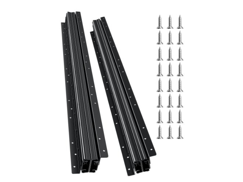 LTJHG32YC260FUN4WV0 32 in. 260 lbs Load Undermount Under Stair Cabinet Rails Drawer Slides - Black