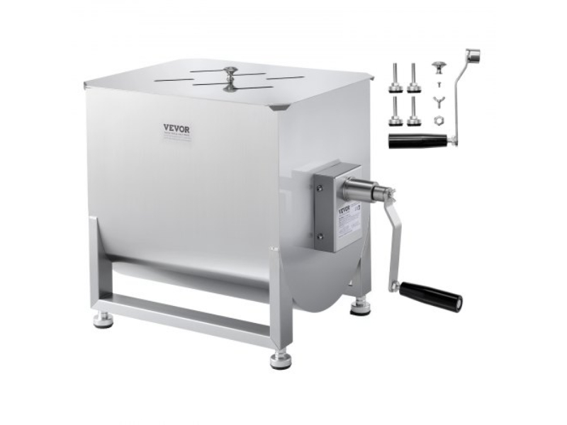 Picture of Vevor SYRLJBJBKQXKUC5OQ001V0 80 Liter Manual Fixed Tank Mixing Max 80 lbs for Meat Sausage Mixer Machine
