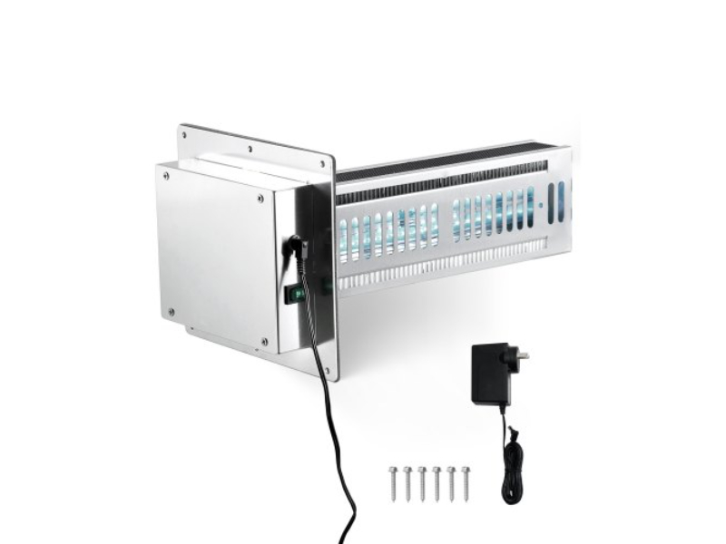 Picture of Vevor DHYGDJHQ118WZ6GD9V1 12 in. 24W HVAC Whole House Light PCO Carbon Technology Air Purifier - Silver & Gray