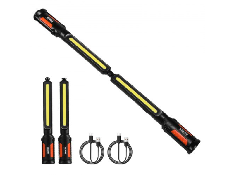 Picture of Vevor KKZYQGXKCDFG4CQRMV9 Under Hood 1450 Lumen 4400mAh LED Magnetic Rechargeable Battery Work Light