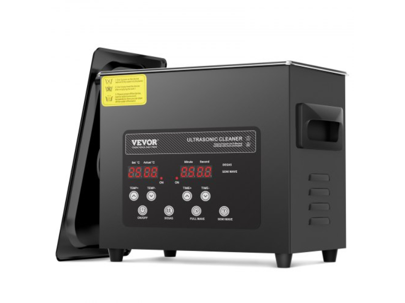 Picture of Vevor HGKCSBQXJ3LAPZ00BV1 120W 3 Liter Ultra Sonic Cleaner Cleaning Machine with Basket Heater & Timer