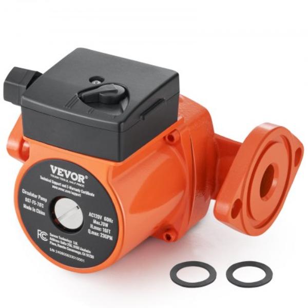 FLKBZPBB10FTDB7VCV1 110V 70W 23 GPM Hot Water Circulation Recirculating Pump