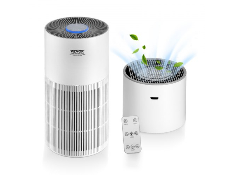 Picture of Vevor HRJFXKQJHQHJMHXAYV1 1090 sq. ft. Per Hour True HEPA 11 Cleaner Air Filter for Home - Large Room
