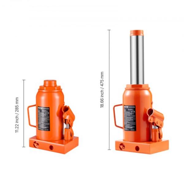 Picture of VEVOR PSDSDS30TZJSLR6N6V0 Hydraulic Bottle Jack 30 Ton Manual High Lift Automotive Car Repair Shop