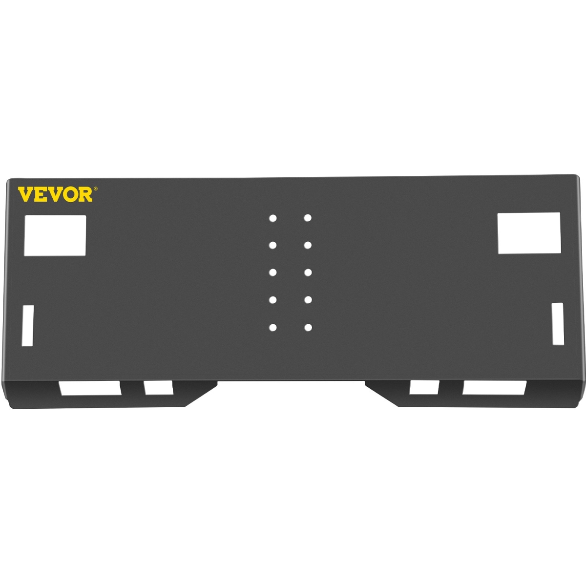 Picture of Vevor FHZXAZBJSSKK-BAH2V0 Universal Skid Steer Mount Plate 0.18 in. Thick Skid Steer Plate Attachment 3000 lbs Weight Capacity Quick Attach Mount Plate Adapter Loader