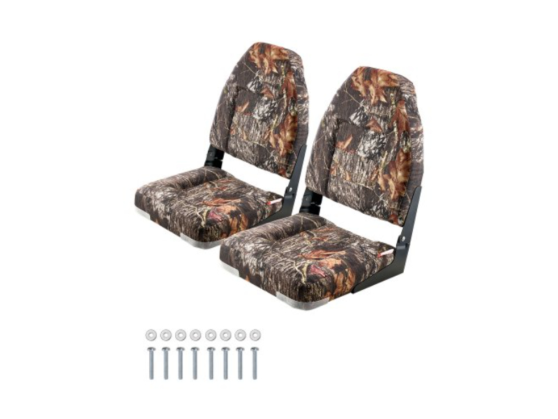 Picture of Vevor ZDCZYGKB2JMC7H17K001V0 High Backrest Flip Up Boat Seat Sponge Cushion&#44; Camouflage