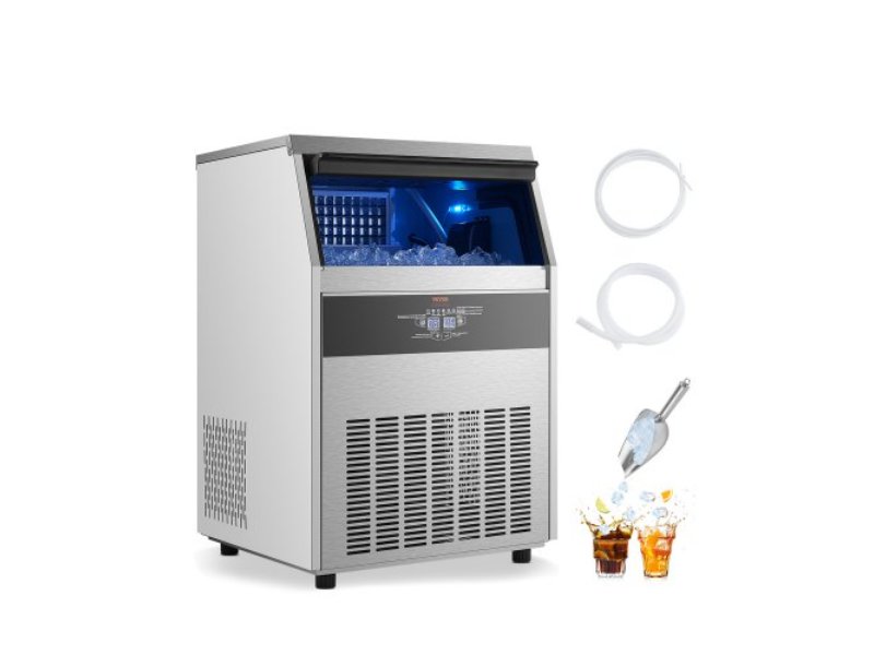 Picture of Vevor SYYTSFBZBJX8Q4XO8001V1 Commercial Ice Maker Freestanding Cabinet Machine - 265 lbs per 24 Hours 108 Ice Cubes