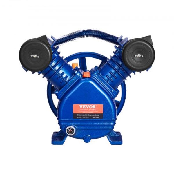 Picture of VEVOR KQYSJBTSGBTCJ23V6V0 3 HP 6.25 CFM 90 PSI Air Compressor 2 Cylinder Piston Pump Head