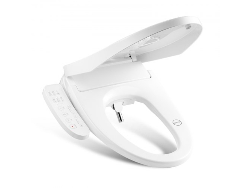 Picture of Vevor JZXZNCXMTGDYNEAHSV1 Elongated Bidet Electric Smart Heated Toilet Seat - Side Arm Control