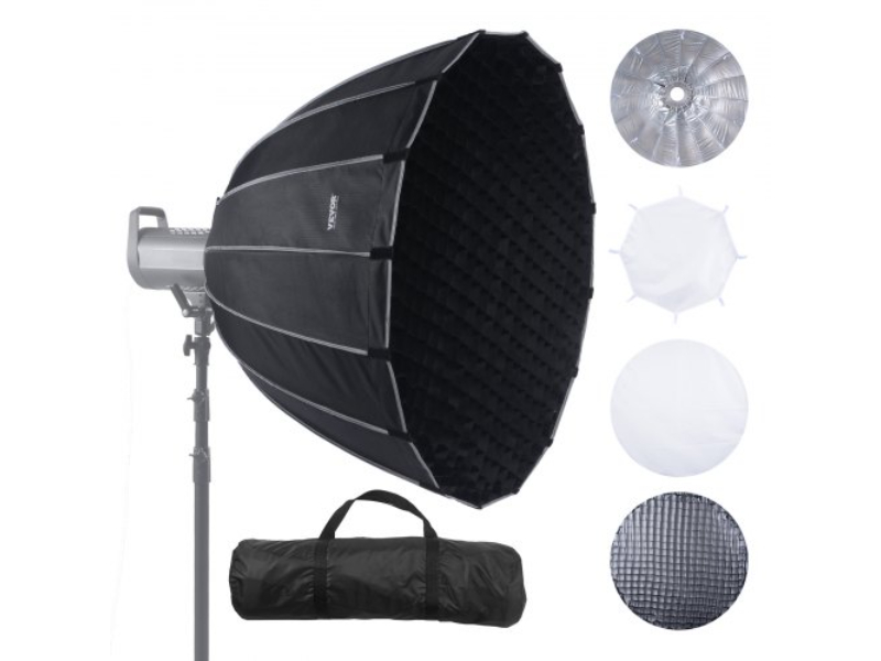 Picture of Vevor BRJKRGZ33INC06JUUV0 33 in. Parabolic Soft Box Quick Release&#44; Fold & Portable