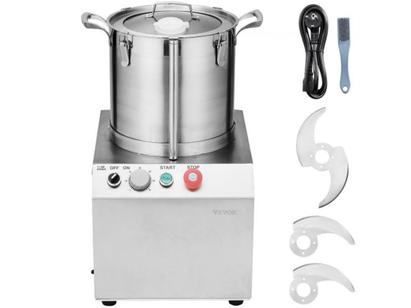 Picture of Vevor SYSPQSJ15L14I3H4QV1 15.9 qt. Food Processor Vegetable Chopper Stainless Steel Blender