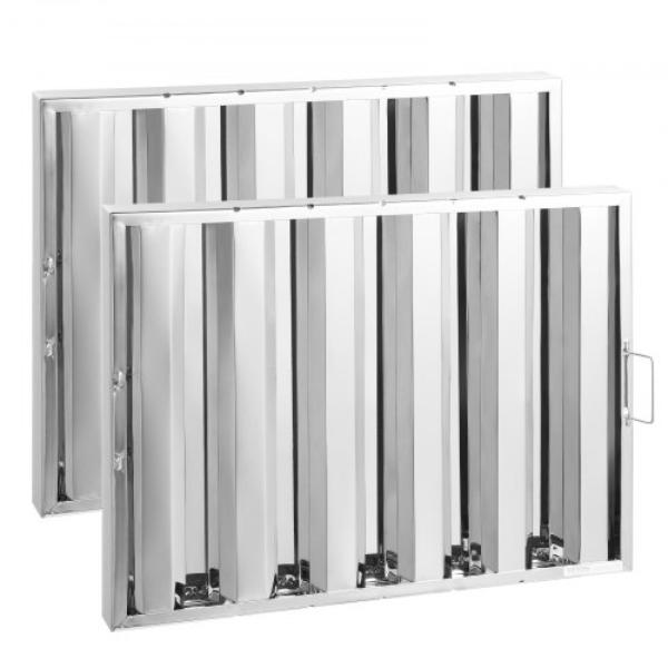 Picture of VEVOR SYYYZLYQ2520QOXTYV0 24.5 x 19.5 in. Stainless Steel Commercial Filter Range Hood Baffle
