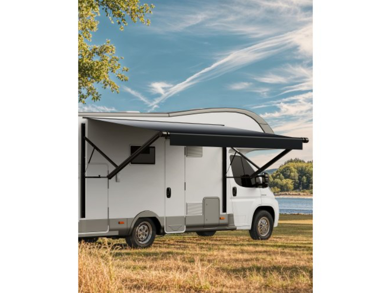 DDKSSSFCZYP167NM9V9 18 ft. RV Replacement Electric Trailer Awning for Most DC12V