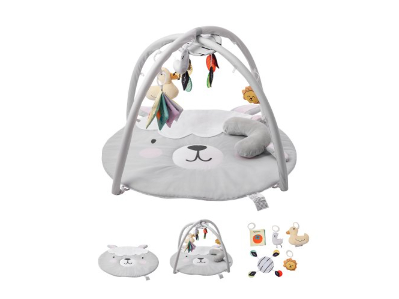 Picture of Vevor YEYDJSDGDPMTASWB8V9 39.1 x 32.7 in. Baby Play Tummy Time Activity Mat with 5 Sensory Toys
