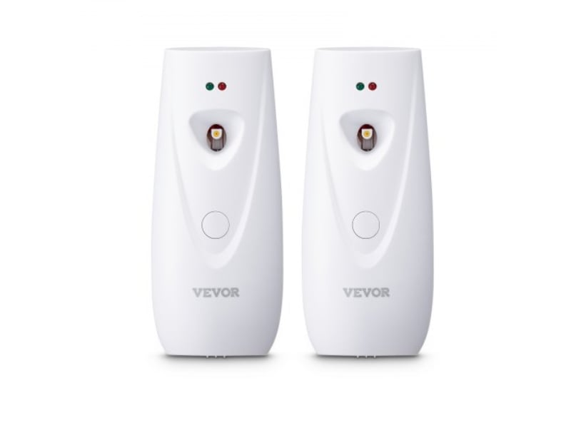 Picture of Vevor ZDKQQXJFPQBSOXDURV9 Automatic Battery Operated Air Freshener Spray Dispenser&#44; White - Pack of 2