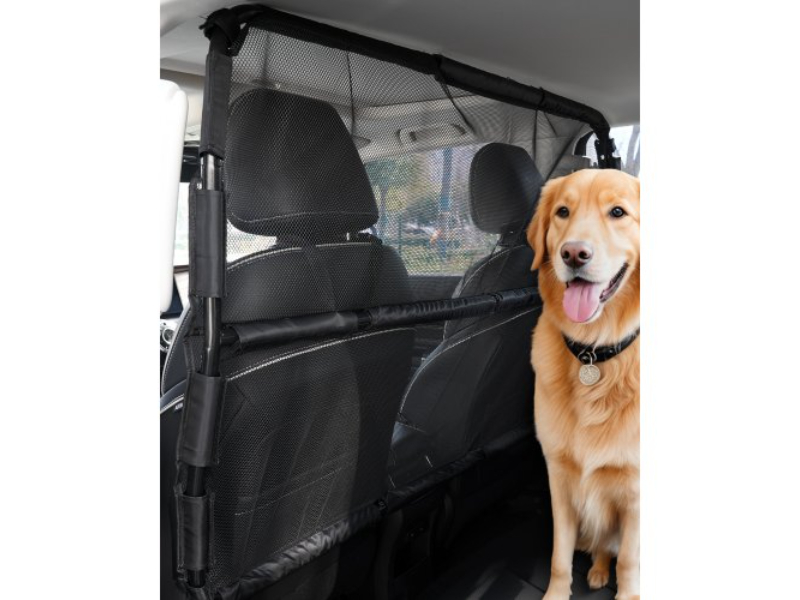 Picture of Vevor TYTYQPTZZYJJ04J22V0 56 in. Dog Car Barrier Wide Front Seats Installation for Truck Vehicle