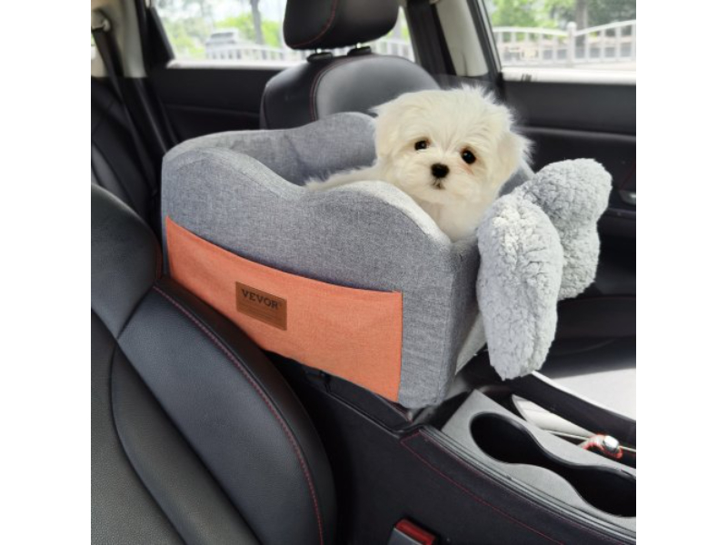 Picture of Vevor CWZGQCZYXSZKLZXT4V0 8 lbs Center Console Dog Booster Car Seat for Small Dog