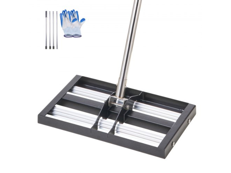 CPPZPEKGLK10STLEJV0 17 x 10 in. Heavy Duty Lawn Leveling Rake with 63.4 in. Adjustable Handle for Yard