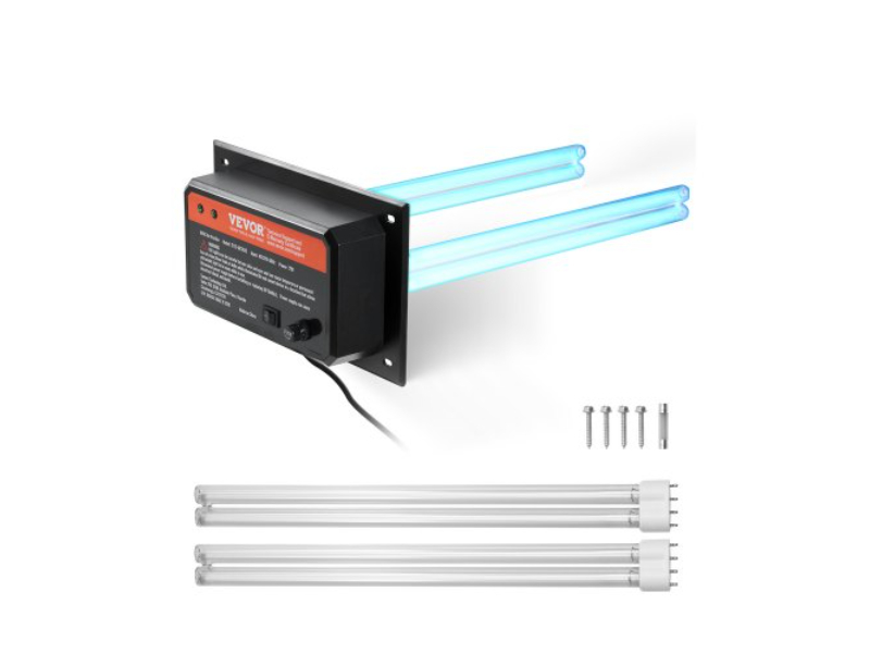 Picture of Vevor UVCGKGDJHQ272710MV1 16 in. 72W HVAC Whole House UV Light In Duct Air Purifier for AC Systems