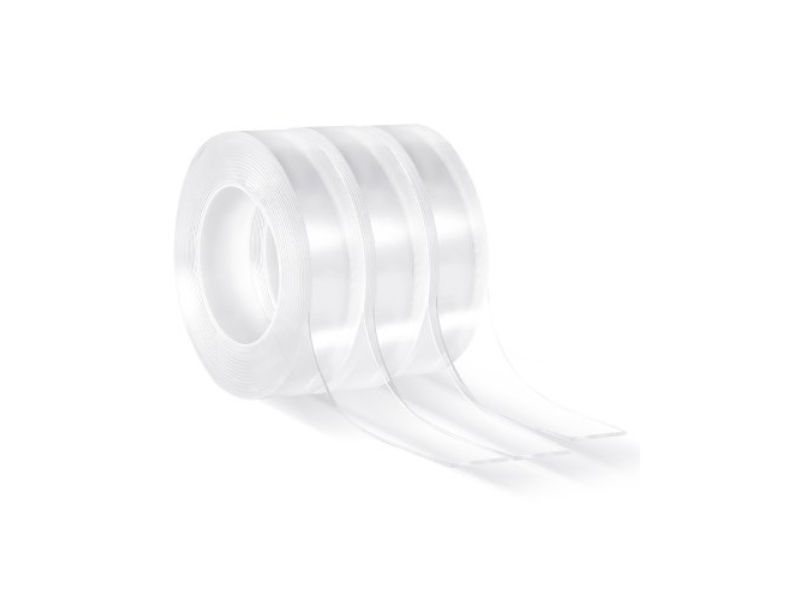 TMNMJD1JZ3J50LIK0001V0 16 ft. Double Sided Heavy Duty Nano Clear Wall Picture Mounting Tape - Pack of 3