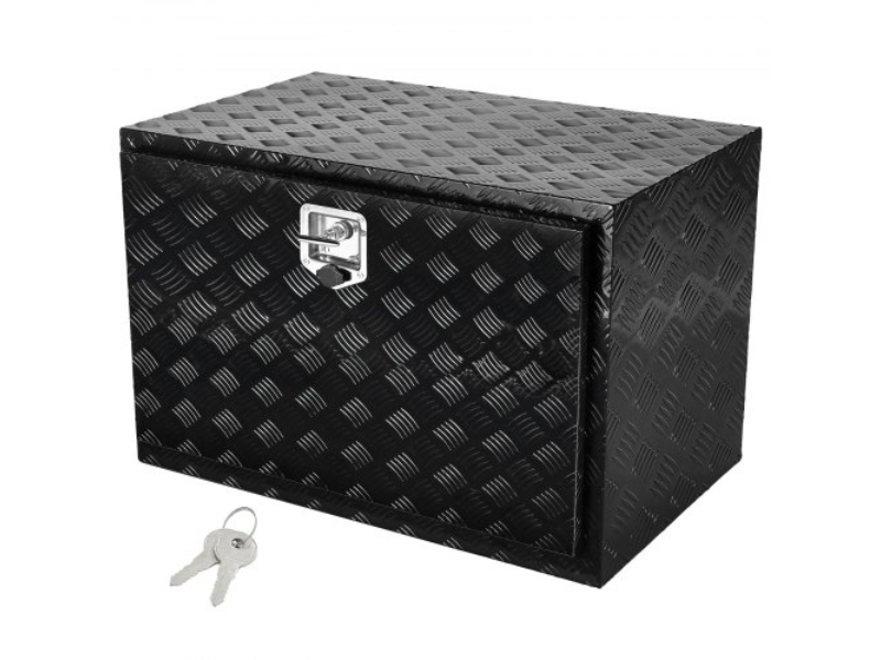 Picture of Vevor CDKCGJX24817J8QMNV0 48 x 17 x 18 in. Underbody Aluminum Truck Trailer RV Tool Storage