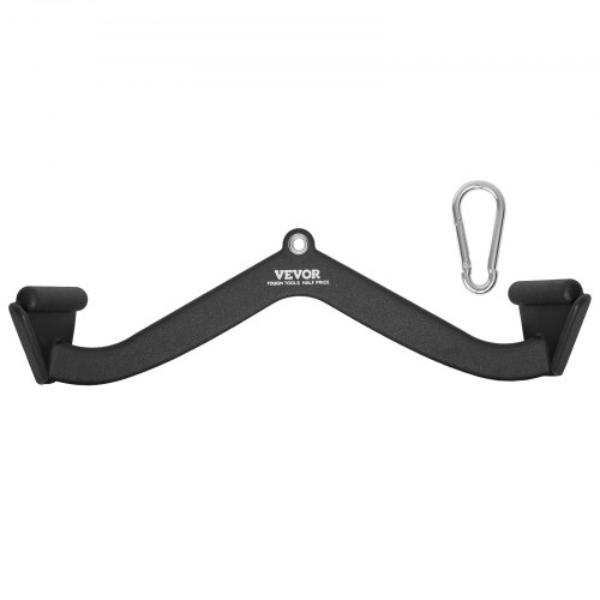 JSPJVXXLGJJKSETTEV0 LAT Pulldown Bar Tricep Handle Attachment V-bar Cable Machine for Home Gym - Black