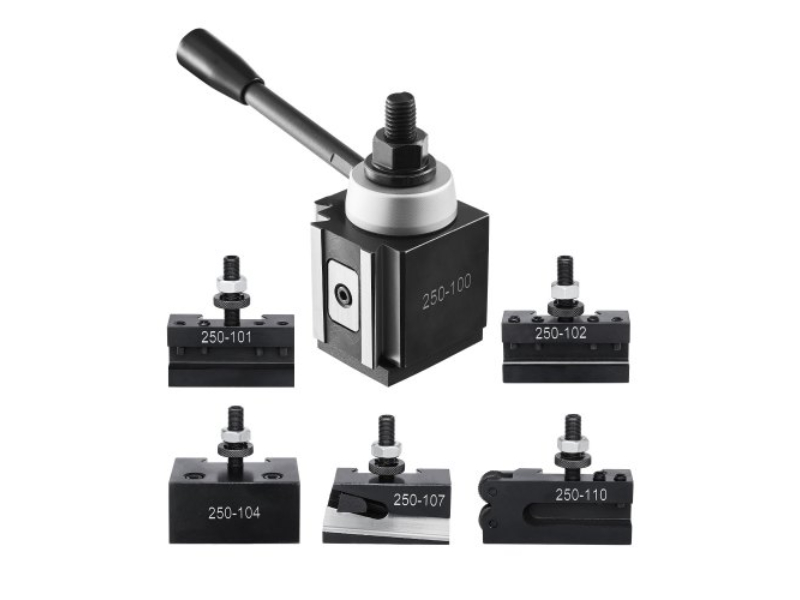 KSDJ6JT612IN9J8E3V0 Quick Change Tool Post Set - Lathe Tool Holders for 6-12 in. Mini Lathe Swing - 6 Piece