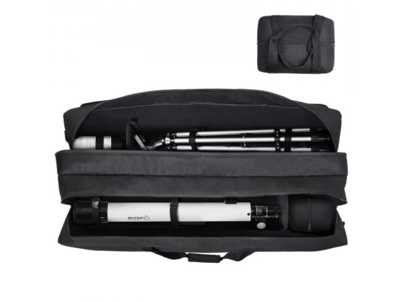 Picture of Vevor WYJBDHLCKS00OZ7WQV0 41 in. Multipurpose Shock-Absorbent Telescope Storage Bag&#44; Black