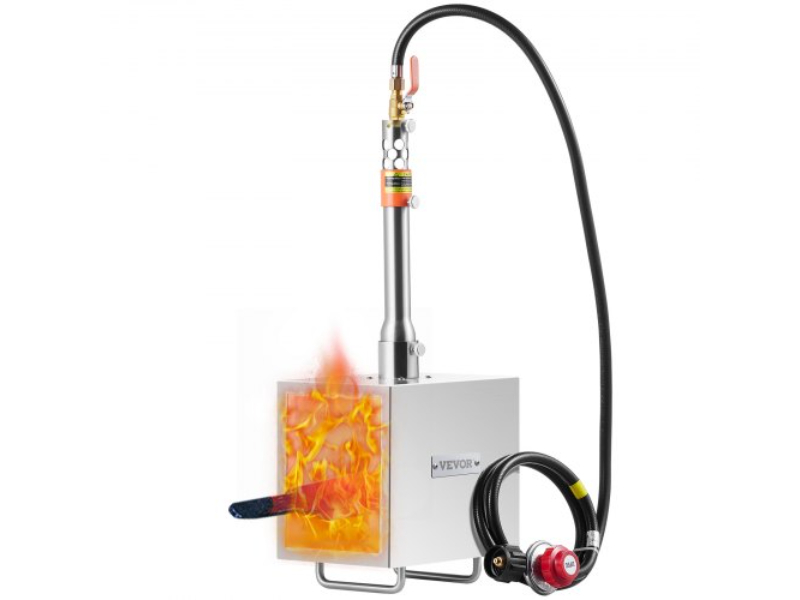 Picture of Vevor FXDZL1GSYMGJ4WRKZV0 Portable Propane 1 Burner Farrier Forge - 2600 Deg F Knife Metal Square