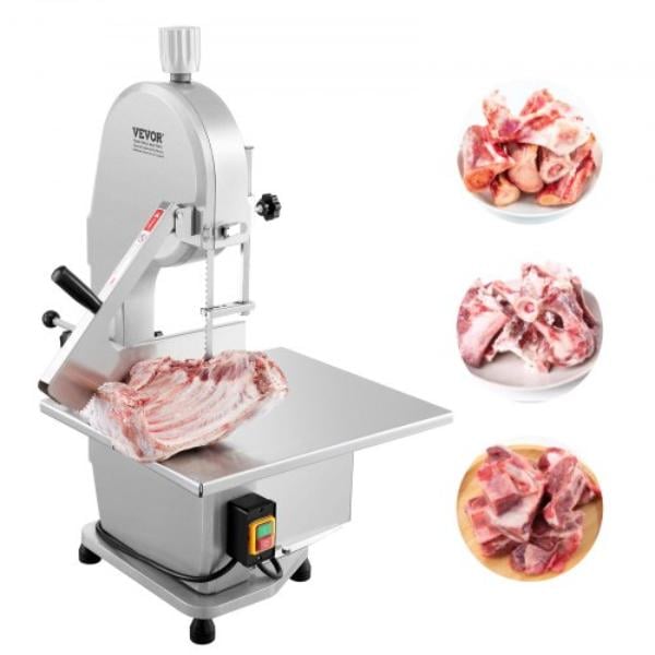 Picture of Vevor TMSJGJ2200WLQU3B4V1 1800W Commercial Electric Meat Bandsaw Stainless Steel Bone Sawing Machine